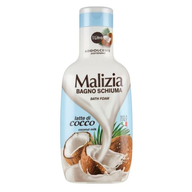 Malizia Bagno Schiuma cocount milk Bath Foam 1000 mL