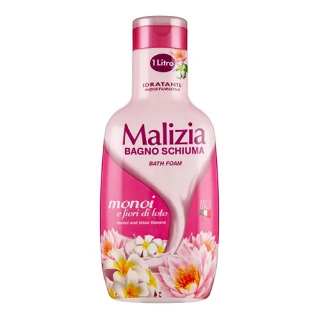 Malizia Bagno Schiuma monoi and lotus flower Bath Foam 1000 mL