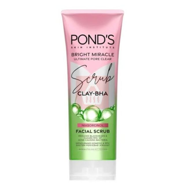 Pond's Bright Miracle Ultimate Pore Clear Facial Scrub, 100g